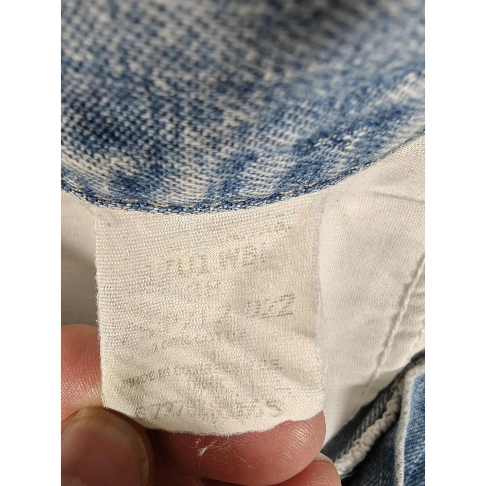 Vintage Wrangler Rugged‎ Wear Shorts Mens 38 Light Wash Carpenter Denim 90s